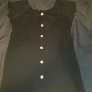 Button Down Blouse, Short sleeve